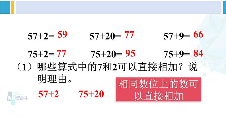 人教版一年级下册数学下册 6 100以内的加法和减法（一）   整理和复习（1）（课件）第4页