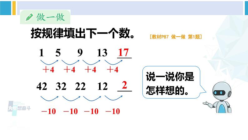 人教版一年级下册数学下册 7 找规律 第2课时 找规律（2）（课件）06