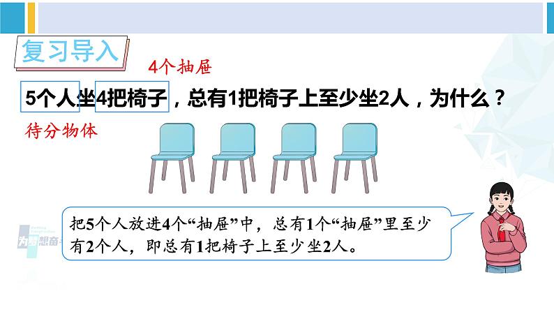 人教版六年级下册数学下册 5 数学广角——鸽巢问题  第2课时 鸽巢问题（2）（课件）02