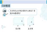 人教版六年级下册数学下册 6 整理和复习  第3课时 立体图形的认识与测量（1）（课件）