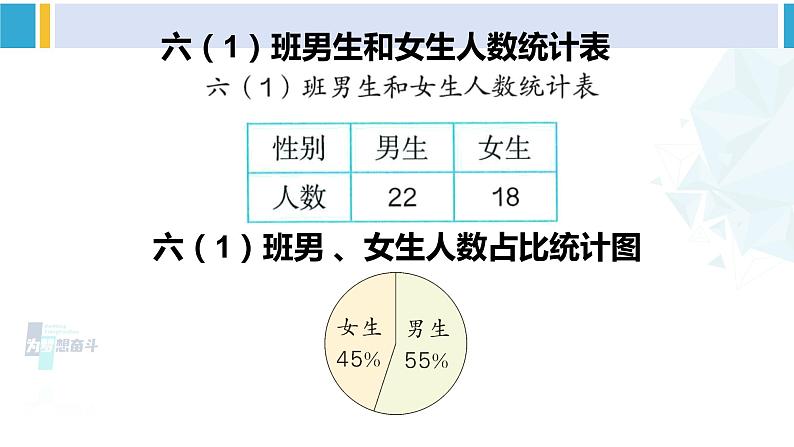 人教版六年级下册数学下册 6 整理和复习  第1课时 统计（1）（课件）第7页