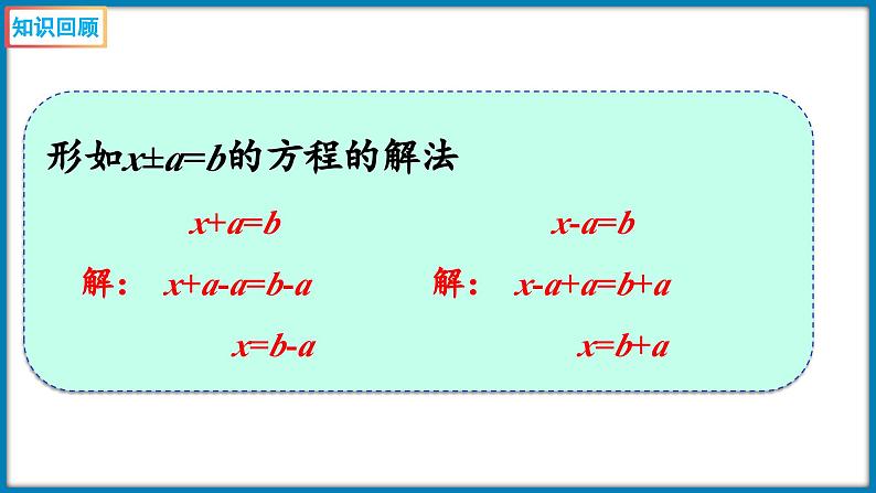 四年级下册数学北师大版5.6 解方程（二）（解形如ax＝b的方程）（课件）第4页