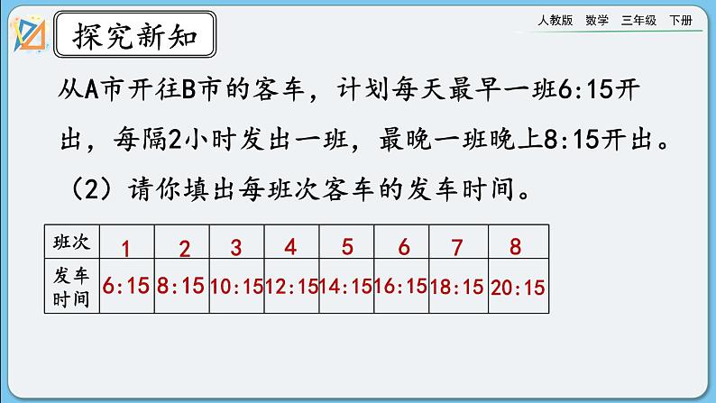 人教版数学三年级下册 6.5《练习十五》课件第7页