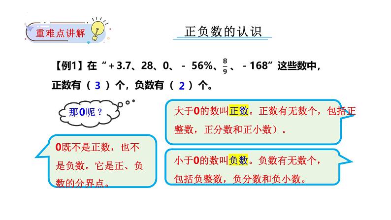 六年级下册数学人教版1.1 负数（课件）第8页