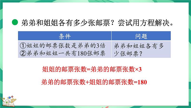 7.1 邮票的张数（课件）-2023-2024学年五年级下册数学北师大版第4页