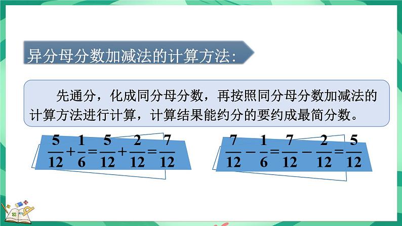 总复习 分数的加减乘除（课件）-2023-2024学年五年级下册数学北师大版第4页