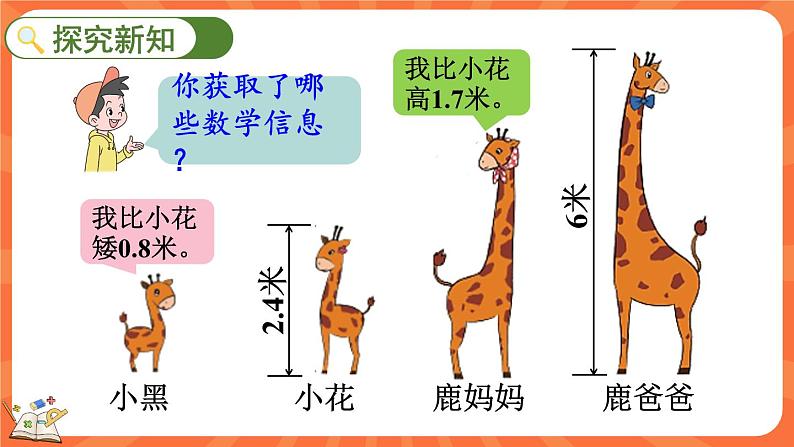 1.7 比身高（1）（课件）-2023-2024学年四年级下册数学北师大版第3页