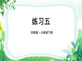 苏教版六年级下册数学第三单元第3课《练习五》课件（公开课）