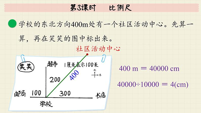 北师大版数学六年级下册 第2单元     第3课时   比例尺  PPT课件第8页