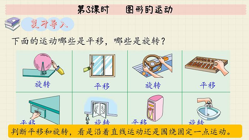 北师大版数学六年级下册 第3单元 第3课时   图形的运动  PPT课件第3页