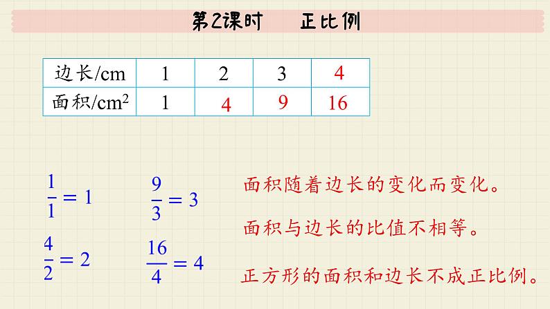 北师大版数学六年级下册 第4单元 第2课时   正比例  PPT课件第6页