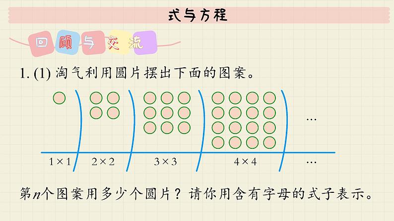 北师大版数学六年级下册 专题三 统计与概率 （三） 式与方程  PPT课件03