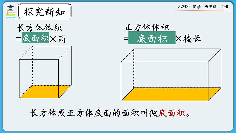 人教版数学五年级下册 3.3.3《长方体、正方体体积公式的应用》PPT课件第6页