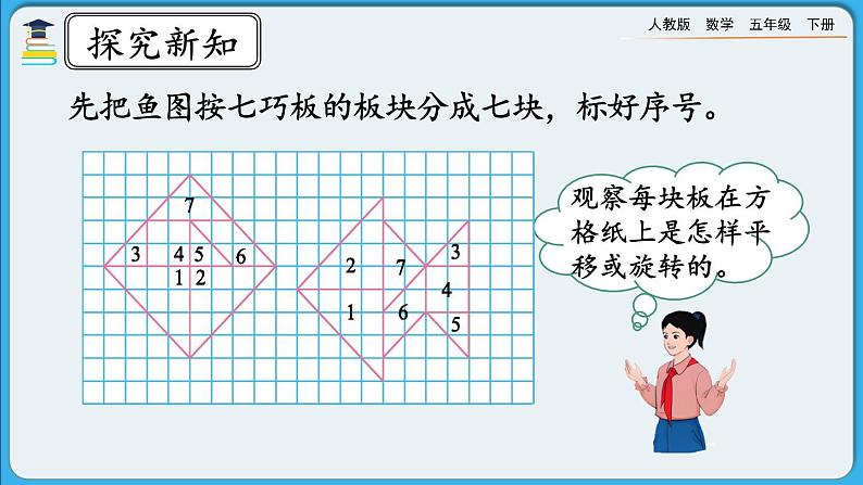 人教版数学五年级下册 5.4《平移和旋转的应用》课件+教案+练习05