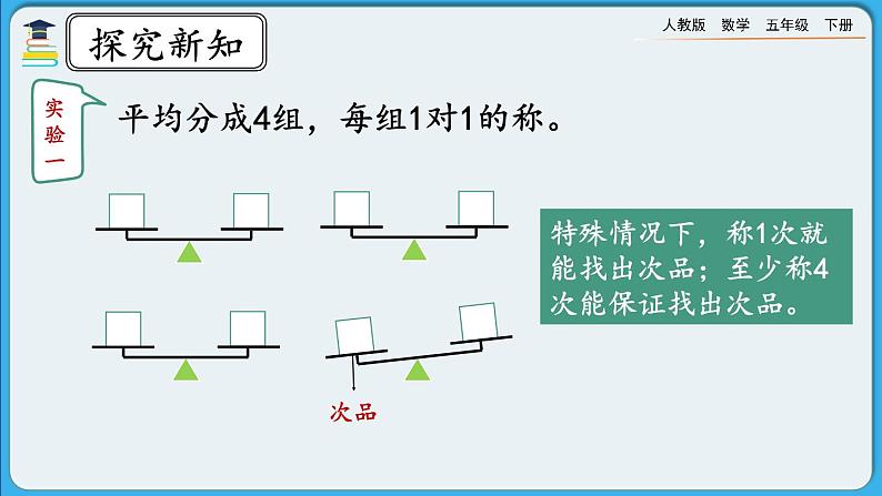 人教版数学五年级下册 8.2《运用优化策略解决问题》课件（送练习）04