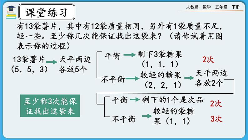 人教版数学五年级下册 8.3《练习二十七》PPT课件第6页