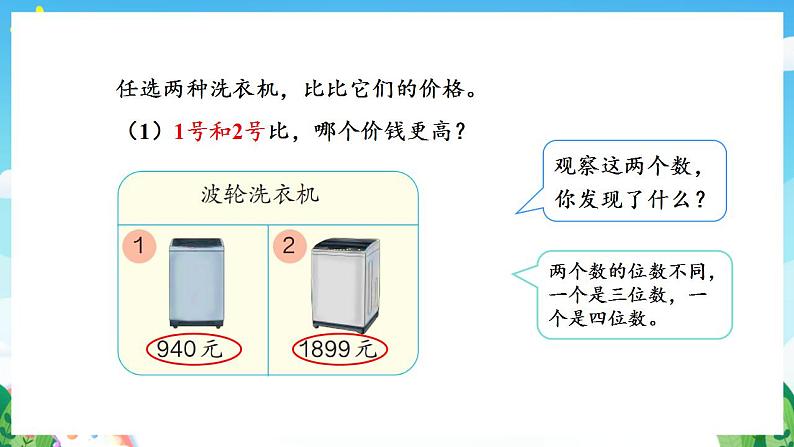 人教版数学二年级下册 7.6《万以内数的大小比较》课件+教案+分层练习+课前课中课后任务单05