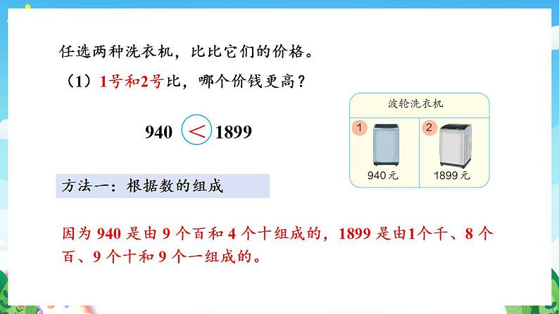 人教版数学二年级下册 7.6《万以内数的大小比较》课件+教案+分层练习+课前课中课后任务单06