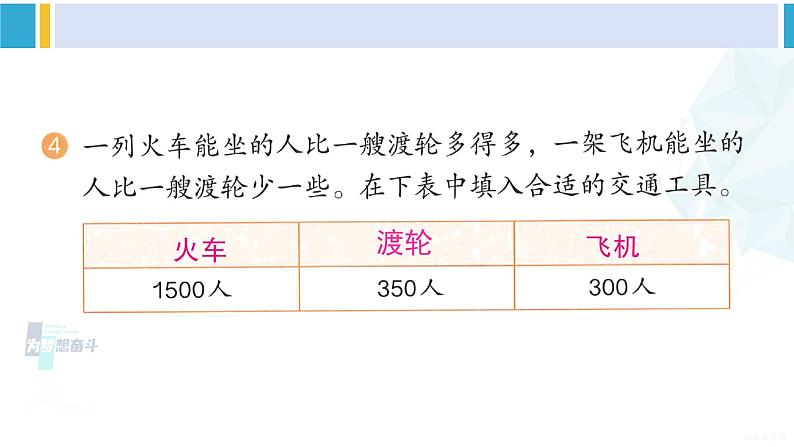 人教版二年级数学下册 7 万以内数的认识 练习十八（教学课件）05