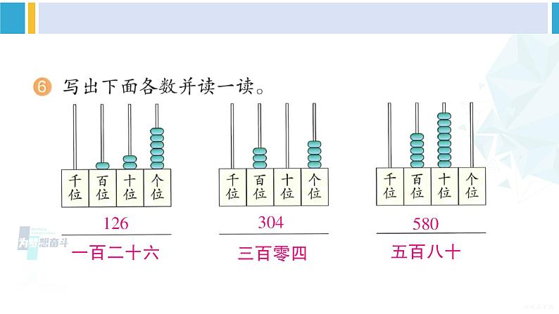 人教版二年级数学下册 7 万以内数的认识 练习十六（教学课件）07