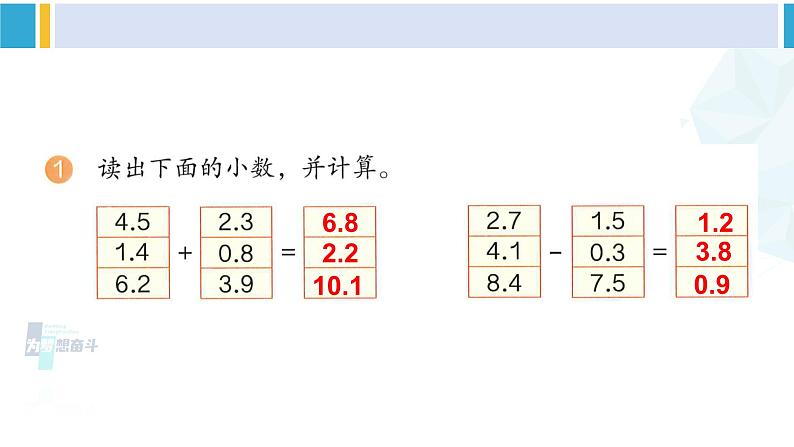 人教版三年级数学下册 7 小数的初步认识 练习十九（教学课件）第2页