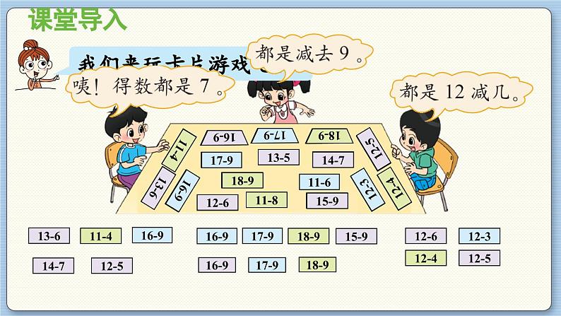 数学北师一（下）一 加与减（一） 第7节  做个减法表 PPT课件第3页