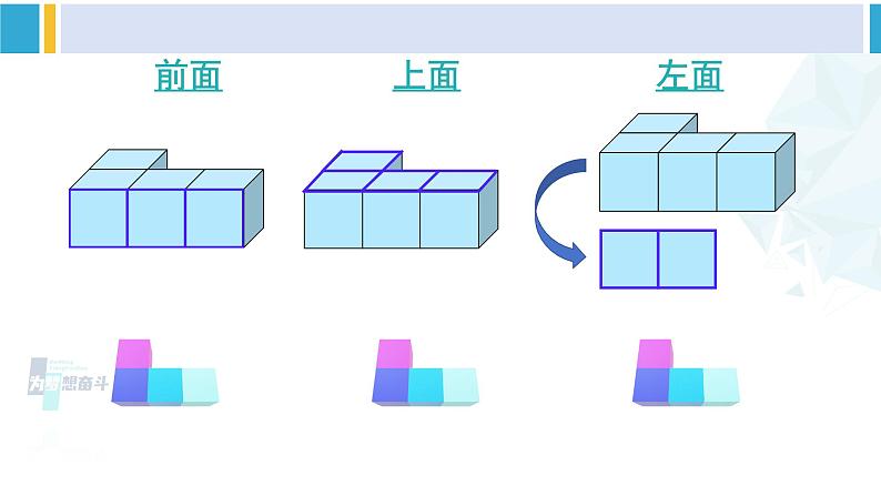 人教版四年级数学下册 2 观察物体（二） 第1课时 观察物体（二）（1）（教学课件）第8页