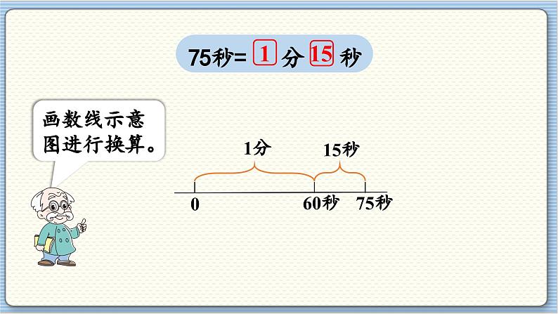 数学北师2（下） 七  时、分、秒 第2节  1分有多长课件07