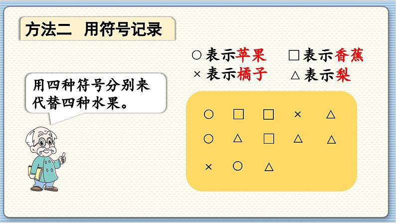 数学北师2（下） 八  调查与记录 第2节  最喜欢的水果课件第8页