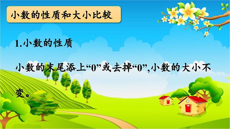 青岛版（六三制） 四年级数学下册 五 动物世界——小数的意义和性质-回顾整理课件第7页