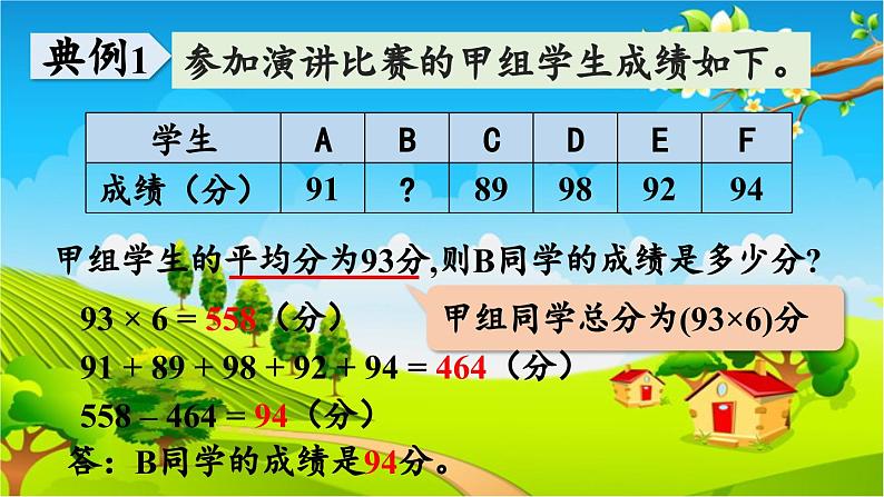 青岛版（六三制） 四年级数学下册 八 我锻炼 我健康——平均数-回顾整理课件06