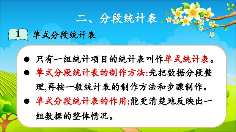 青岛版（六三制） 四年级数学下册 回顾整理——总复习-领域三  统计与概率课件06