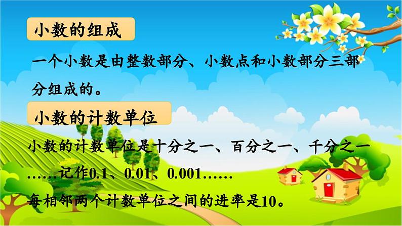 青岛版（六三制） 四年级数学下册 回顾整理——总复习-领域一 数与代数（2）课件第4页