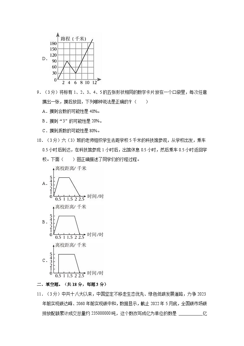2023年山东省德州市武城县小升初数学试卷03