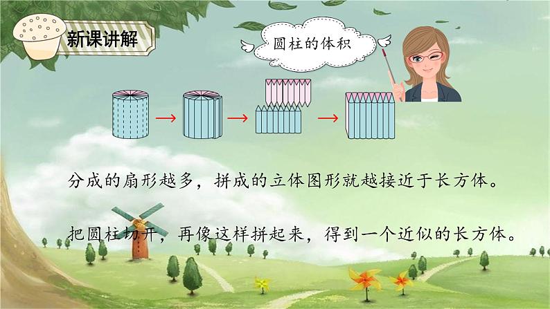 人教版数学六年级下册 3.3圆柱的体积课件第5页