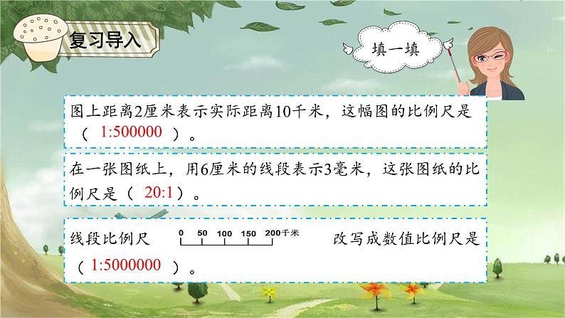 人教版数学六年级下册 4.8比例的应用（3）课件第3页