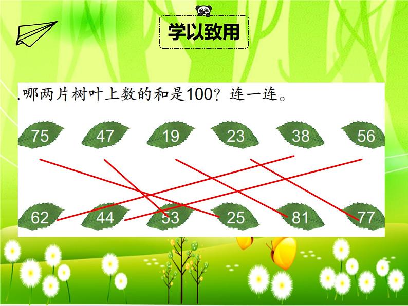 苏教版数学四年级下册 第六单元 运算律-第二课时 加法交换律和结合律（2）课件第7页