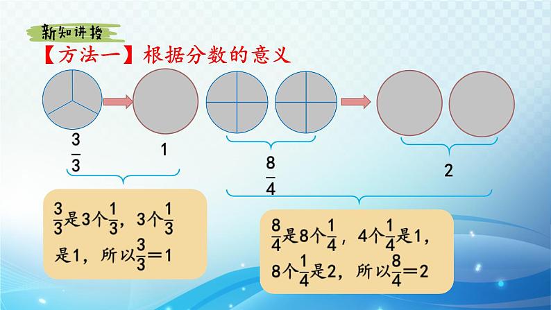 【2024春季新教材】人教版数学五年级下册 假分数化成整数或带分数的方法 同步课件第4页