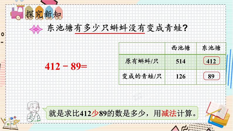 5.6 小蝌蚪的成长(1) 北师大版数学二年级下册 [PPT课件+教案+导学案]03