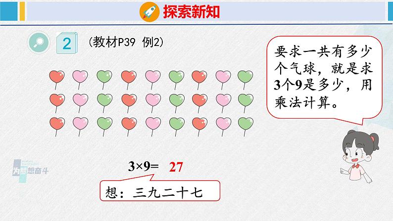 人教版二年级数学下册  第4单元  表内除法（二）4.2用9的乘法口诀求商（课件）第7页