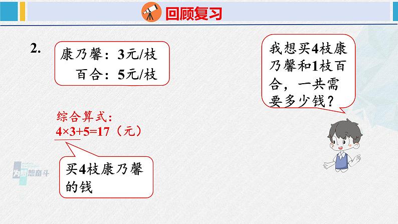 人教版二年级数学下册 第5单元  混合运算 5.4整理和复习（课件）第6页