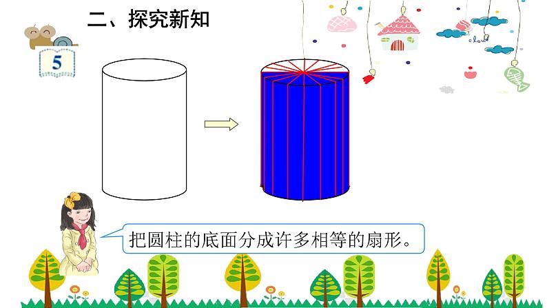 人教版数学六年级下册 3.3圆柱的体积课件第3页