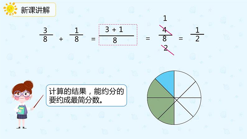 6.1同分母分数加减法（课件）-五年级下册数学同步备课系列   人教版第5页