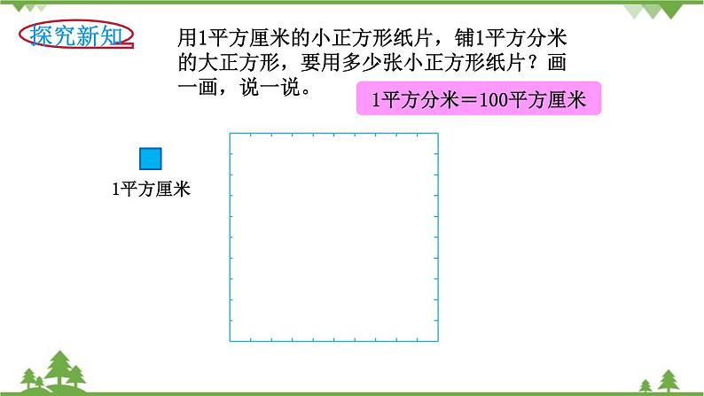 北师大版数学三年级下册 第5单元 面积-第4课时  面积单位的换算课件03