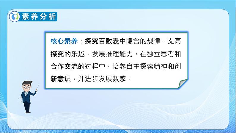 【核心素养】北师大版数学一年级下册-3.6 做个百数表（教学课件）04