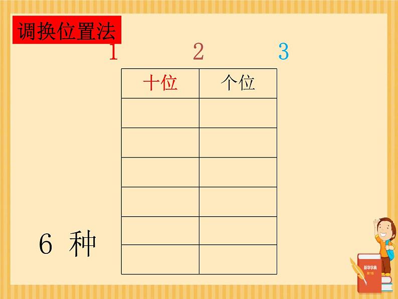 人教版数学三年级下册数学广角搭配 课件第6页