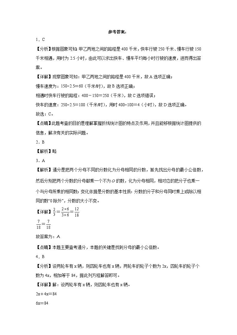 期中测试卷（试题）-2023-2024学年五年级下册数学苏教版第3页