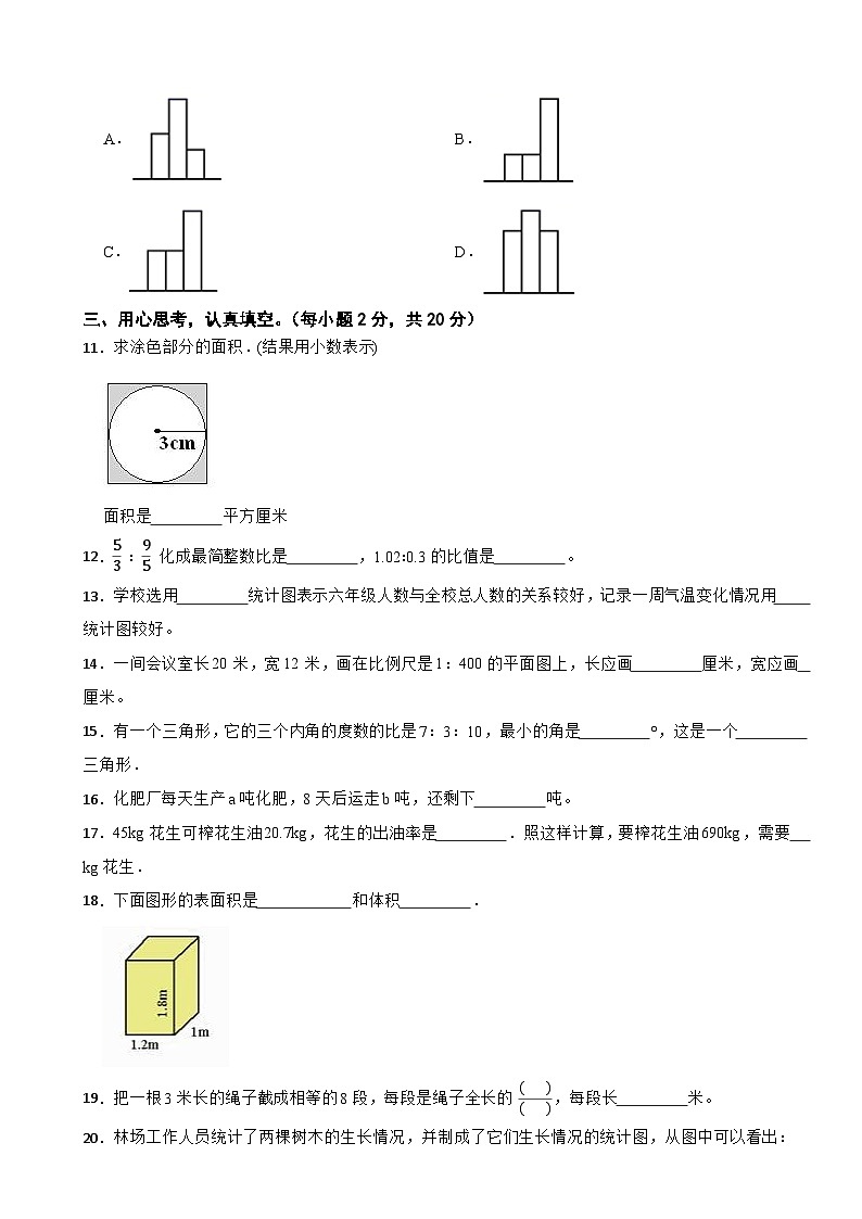 04，2023年北京市平谷区小升初素养数学模拟卷第2页