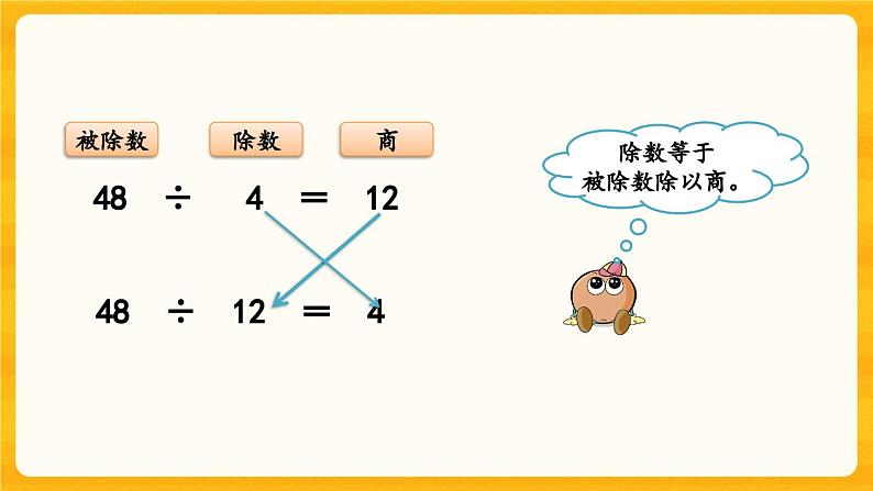 西师大版四年级下册数学2.1《 乘除法的关系》课件06