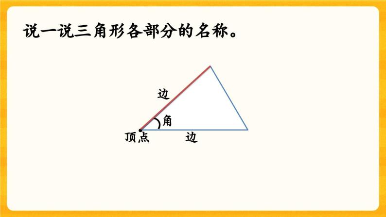 西师大版四年级下册数学4.1《 认识三角形（一）》课件04
